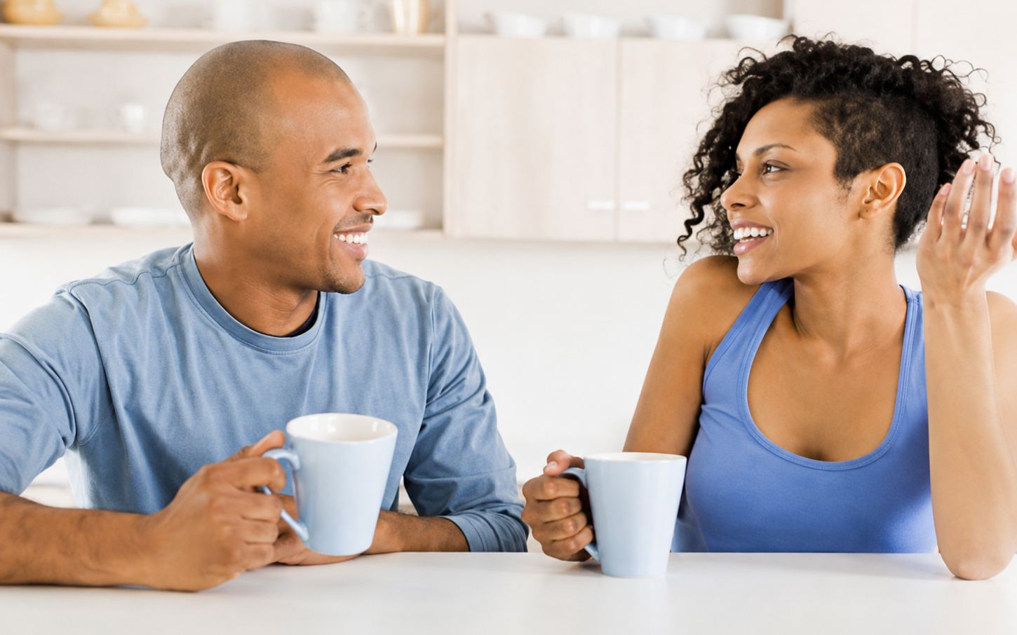Therapeutic Communication Couple talking and listening to each other